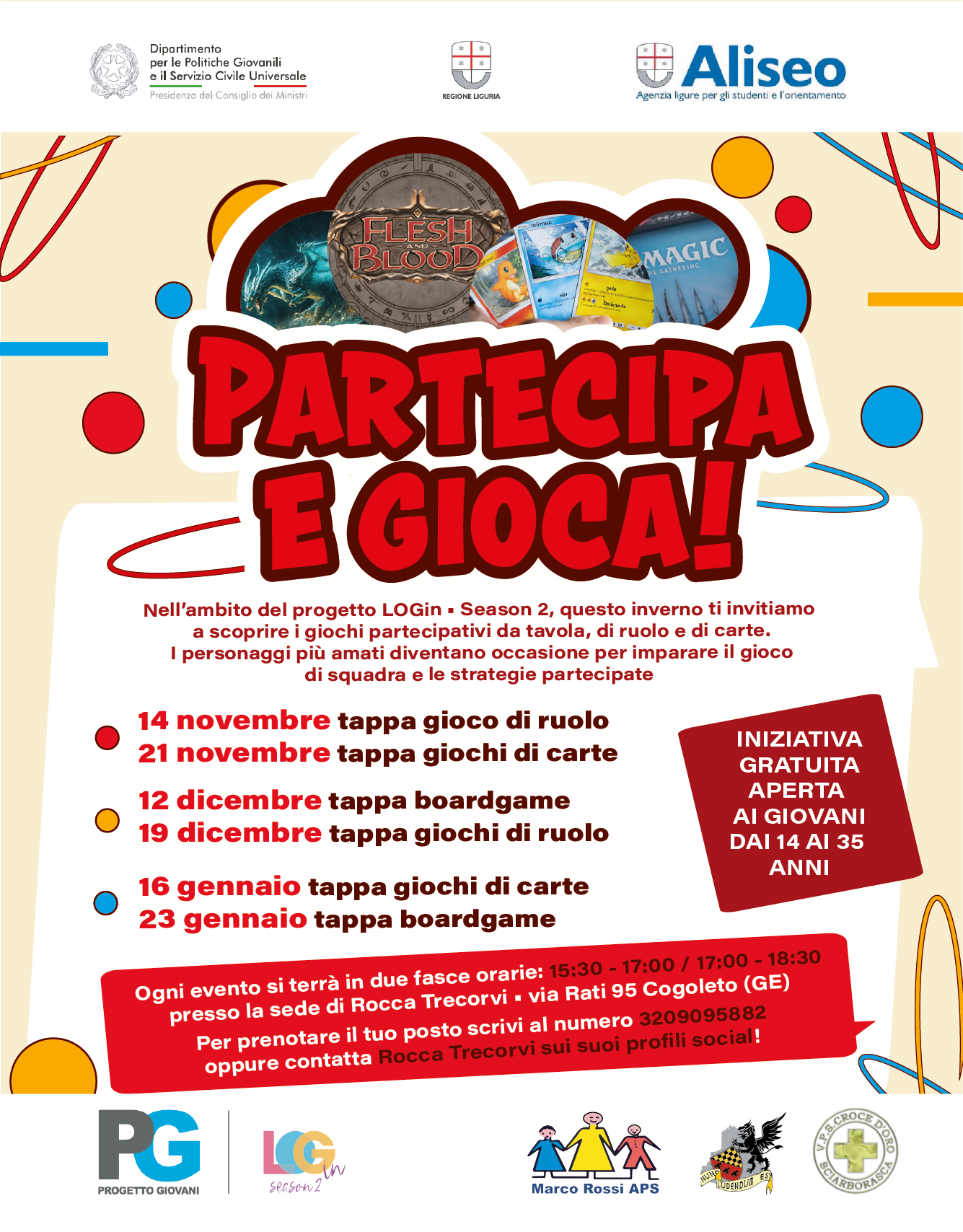 Partecipa e gioca: tutte le info
